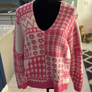 Pink lily Sweater
